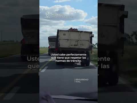 Realizó un adelantamiento prohibido en la ruta y deberá pagar una multa millonaria