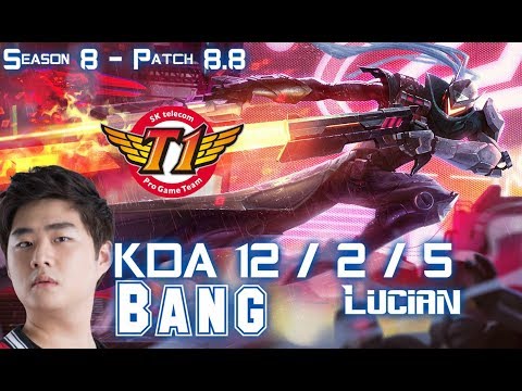 SKT T1 Bang LUCIAN vs KASSADIN Mid - Patch 8.8 KR Ranked
