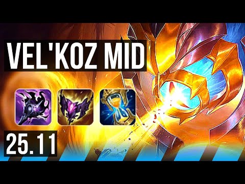 VEL'KOZ vs IRELIA (MID) | 7 solo kills, Legendary | EUW Diamond | 25.11