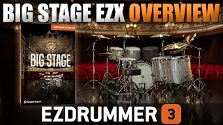 Video thumbnail for Toontrack's BIG STAGE EZX for EZDrummer 3 and everything about it by Shootie School