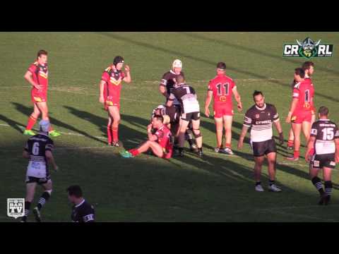 2017 CRRL - R8 1st Grade Highlights - Gungahlin Bulls Vs. Yass Magpies