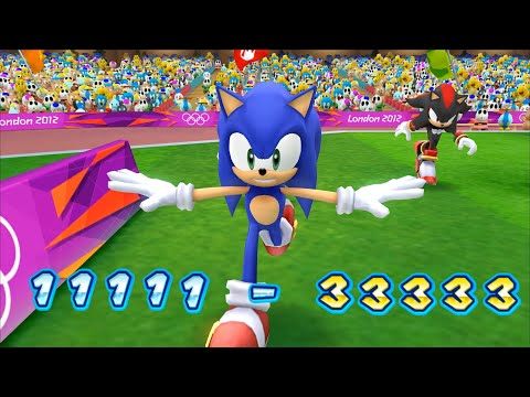 Mario & Sonic At The London 2012 Olympic Games Football Team Sonic Gameplay