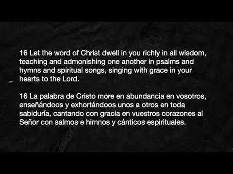 Learn Spanish Aprende Inglés / Colossians Colosenses 3