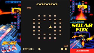 Solar Fox Game Play (Atari 2600)