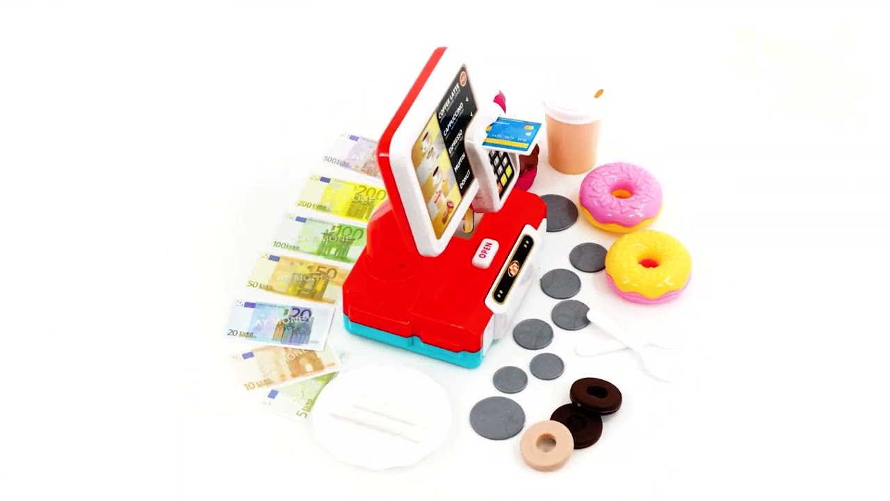 Coffee Shop Cash Register Toy Set
