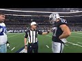 Referee toss a coin | Cowboys vs. Raiders in OT on Thanksgiving