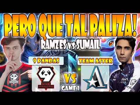 9 PANDAS VS TEAM ASTER BO3[GAME 1]ELIMINACIÓN - RAMZES, KIYOTAKA VS SUMAIL -RIYADH MASTERS 2023-DOTA