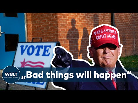 USA WAHLKAMPFENDE: Wahllokale geöffnet - Trump misstraut Wahlsystem