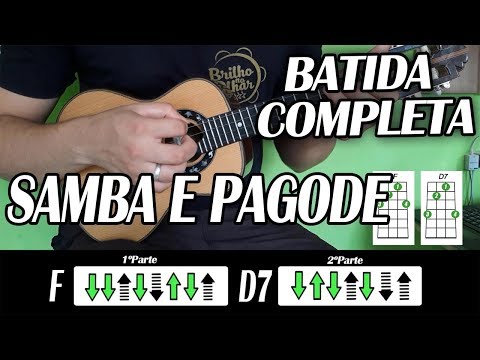 Batida de Samba e Pagode COMPLETA para CAVAQUINHO - Como tocar Cavaquinho