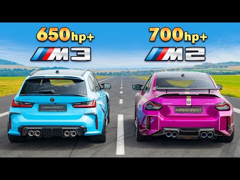 Manhart BMW M3 vs Manhart BMW M2: ARRANCONES