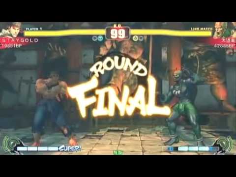 SF4:Sawachan (Ru),Daidouraku (Dh),KOK (Sa) vs Stay Gold (Ry),Kappaa (Ru),Tateyama (Dh) - NSB 12
