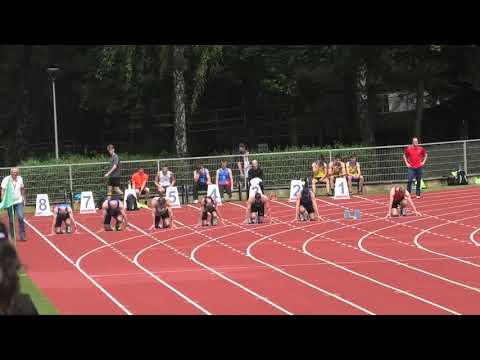 100m M bieg 1 - Poznań 20210717