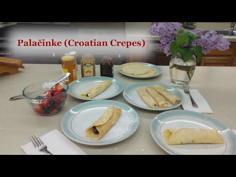 Palačinke (Croatian Crepes)