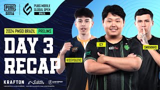 2024 PMGO BRAZIL Prelims Day3 Recap | PUBG MOBILE ESPORTS