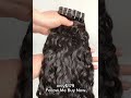 Lovebeautywig 20inch Black Textured Tape In Extensions Human Hair 200g Tapeins
