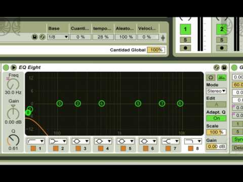 Creating 1 knob Transition Effects in Ableton