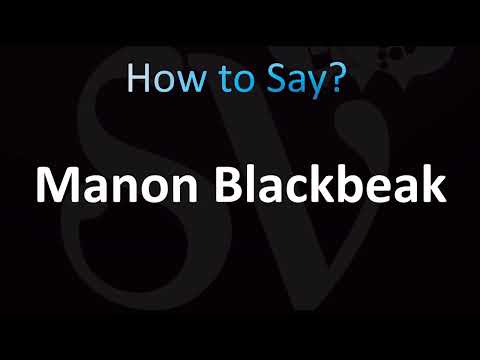 How to Pronounce ''Manon Blackbeak'' Correctly! (Throne of Glass)
