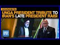 UNGA Remembers Iranian President Late Ebrahim Raisi | Dawn News English