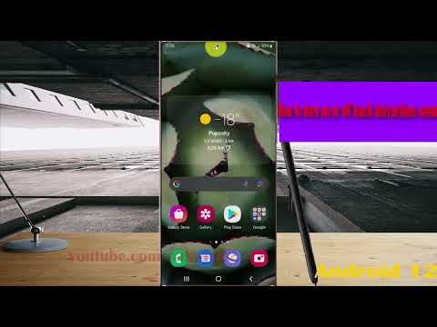 Samsung Galaxy S22 Ultra : How to turn on or off touch interactions sound
