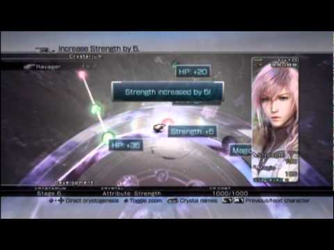 Final Fantasy XIII Playthrough - Part 90, The Palamecia (5/18), Crystarium Upgrades