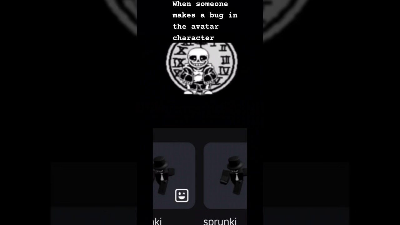 When someone makes a bugs in avatar character | roblox