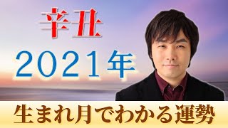 【2021年 運勢】生まれ月でわかる!仕事運・金運・恋愛運を水森太陽が東洋占い(四柱推命)で解説します!