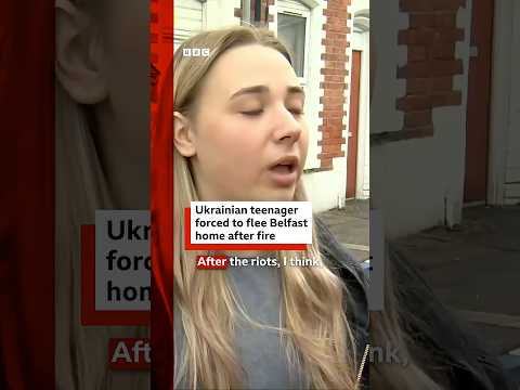 Ukrainian teenager forced to flee Belfast home after fire. #Belfast #NorthernIreland #BBCNews