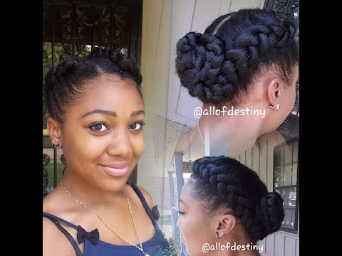 Two Braids into a Low Braided Bun | Summer Style by Momma Video