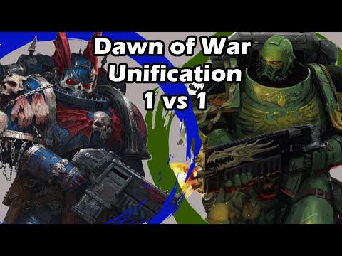 Dawn of War Unification: 1 vs 1 Night Lords (Kubini) vs Salamanders (Odourless)