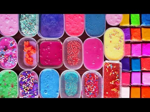 1 Hour of Old Slime Mixing - Slime Smoothies