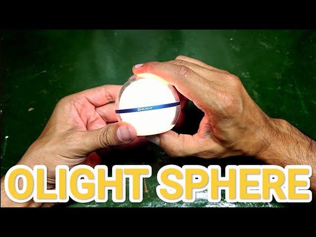 Vídeo relacionado con OLIGHT Sphere Luz de Noche Inteligente, Lámpara de Mesa de 75 lúmenes con Regulación Continua y Control Remoto por APP, Luz Ambiental RGB Recargable Magnéticamente para Dormir, Leer y Relajarse