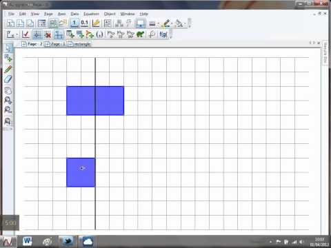 Mr Barton's Autograph Video 62 - Line Symmetry in Rectangles