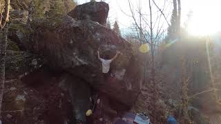 Video thumbnail of Yogurt Intero, 8a+. Val di Mello