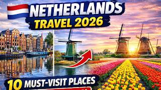 Netherlands Travel 2026 🇳🇱 | 10 Must-Visit Places You Can’t Miss | HD