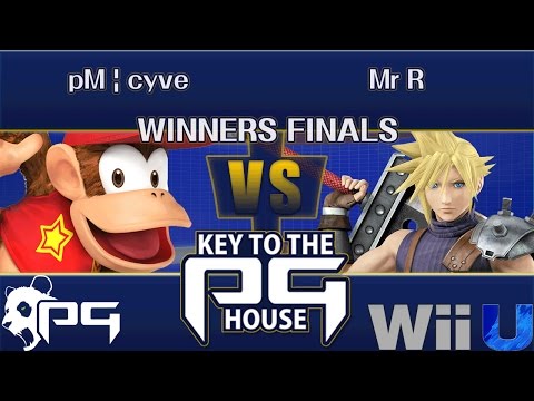 Key to the PG House WINNERS FINALS - pM | cyve (Diddy Kong, Bayonetta) vs Mr R (Cloud)