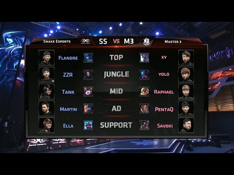SS vs M3 Game 1 #2 Highlights - Snake Esports vs Master3 - LPL Week 2 - SPRING 2016