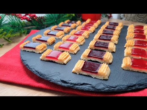 Eisenbahner Plätzchen Rezept / Weihnachtsgebäck einfach backen - fruchtige Kekse mit Marzipan