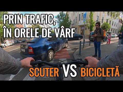 Prin trafic, pe două roți - ep. 31 | Cluj Napoca | Traficul din Cluj - Scuter sau bicicletă?!