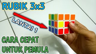 Download lagu Trik Mudah dan Cepat Menyelesaikan Rubik 3x3 || LANTAI 1 mp3