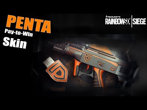 Playing w/ PENTA's Weapon Skin - Rainbow Six Siege