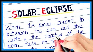 Definition of solar eclipse in english  What is so