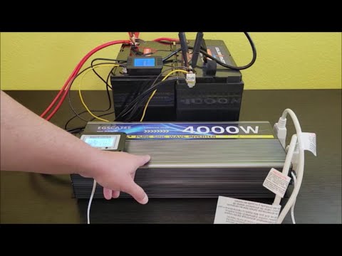 3000W 4000W 5000W DC 12V 24V 48V 60V /72V to AC 110V/220V Pure Sine Inverter, Installation Kit Included, Automotive Power for Tools, Camping & Car Accessories(3000W,12V to 110V) video review thumbnail