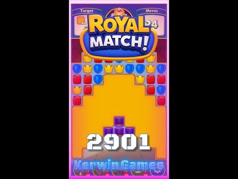 Royal Match Level 2901 - No Boosters Gameplay