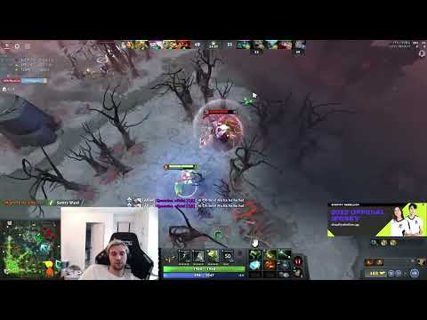 Arteezy laughs at the hilarious Pudge  Lotus Orb Focus Fire