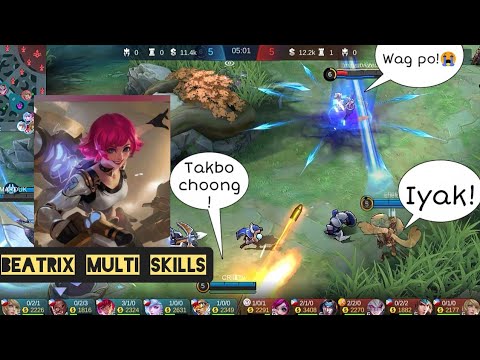 BEATRIX Mobile legends NEW HERO!a Broken marksman? Four Weapons