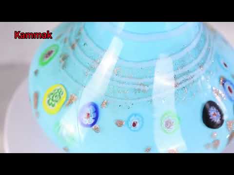KAMMAK colorful hand blown glass vase video