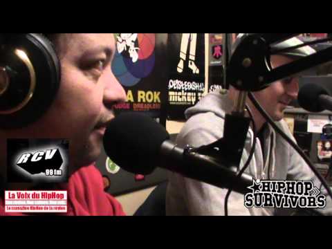 Interview de Jimmy Jay, Dj Freshhh et Mathieu sur RCV radio (La Voix du HipHop)
