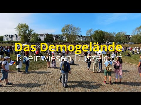 Querdenken Demo 20.09.2020 Düsseldorf, Demogelände 4K