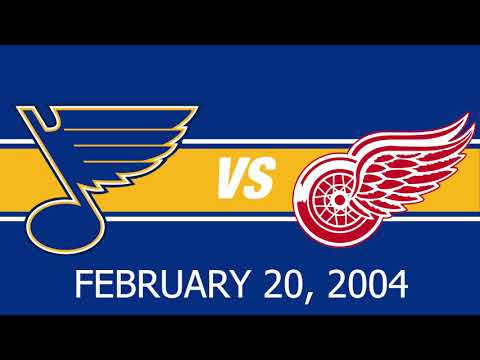 Highlights: Blues at Red Wings: February 20, 2004