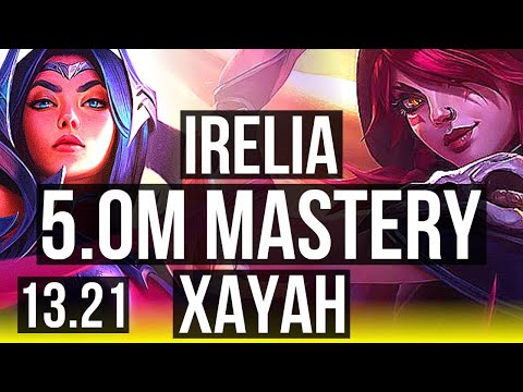 IRELIA & Alistar vs XAYAH & Rakan (ADC) | 5.0M mastery, 2100+ games, 14/3/4 | NA Master | 13.21